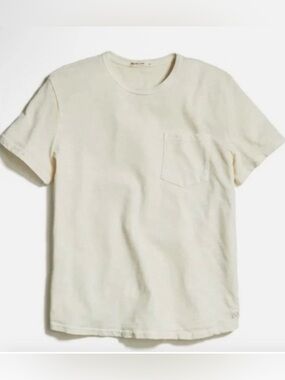 Marine LayerMens Vintage Heavy Slub Pocket Tees  Antique Cream M/L L & XL NWT
